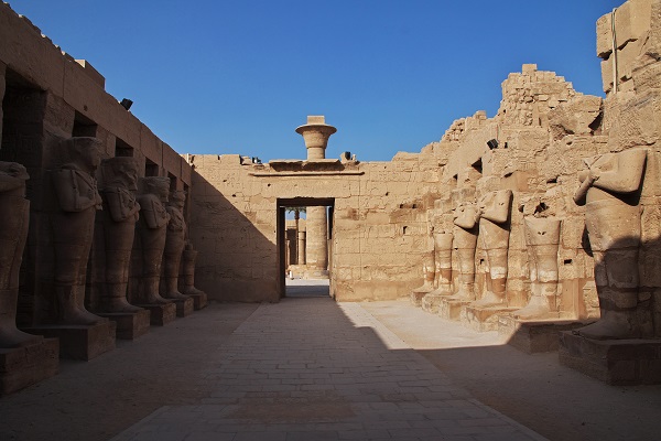 The temple of Ramesses III at Karnak Luxor