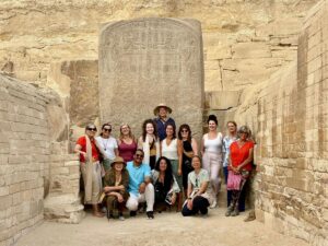 Dream Stele and the group Photo