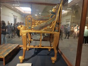 Egyptian Museum, Tutankhamun throne