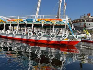 Motor boat to Nubian Village