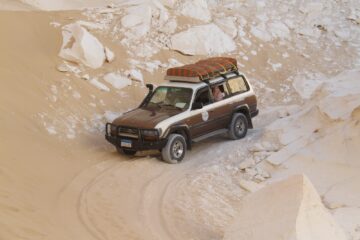 White desert and Bahariya Oasis