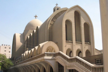 The Coptic church Morqosia, Alexandria