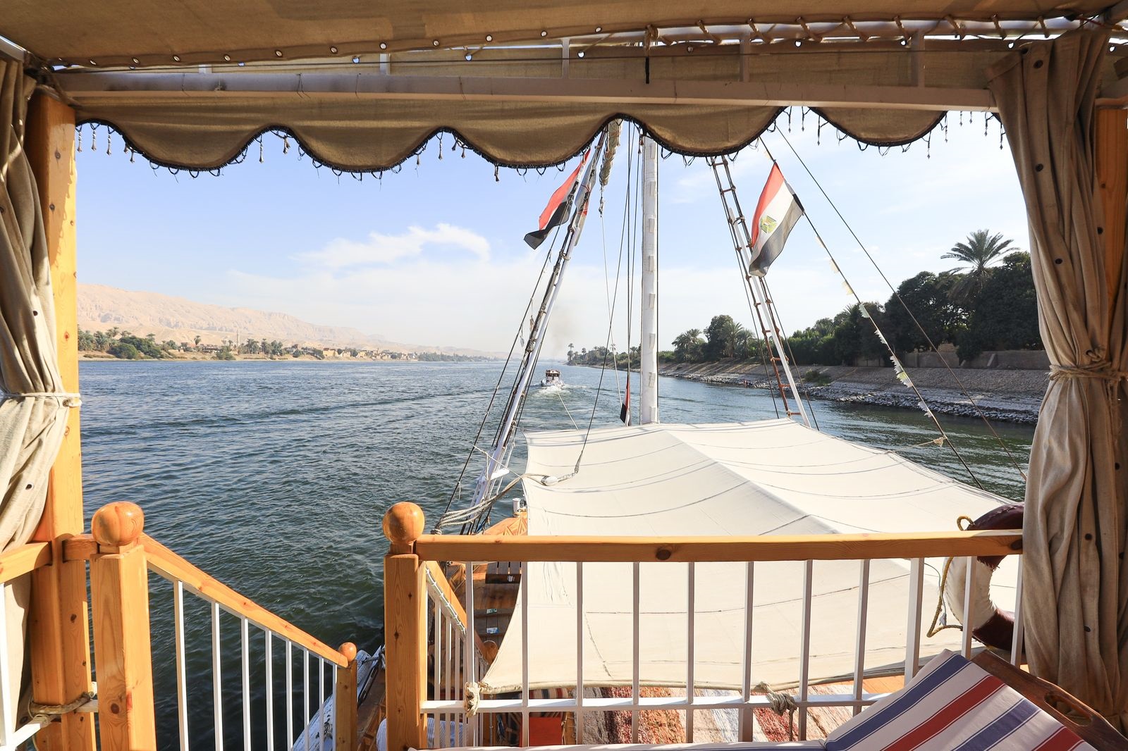 Sailing view from the Sundeck