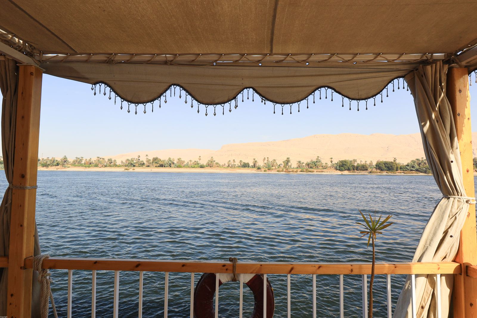 View from the Sundeck of the Dahabiya Cruise