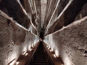 Cheops Pyramid from Inside