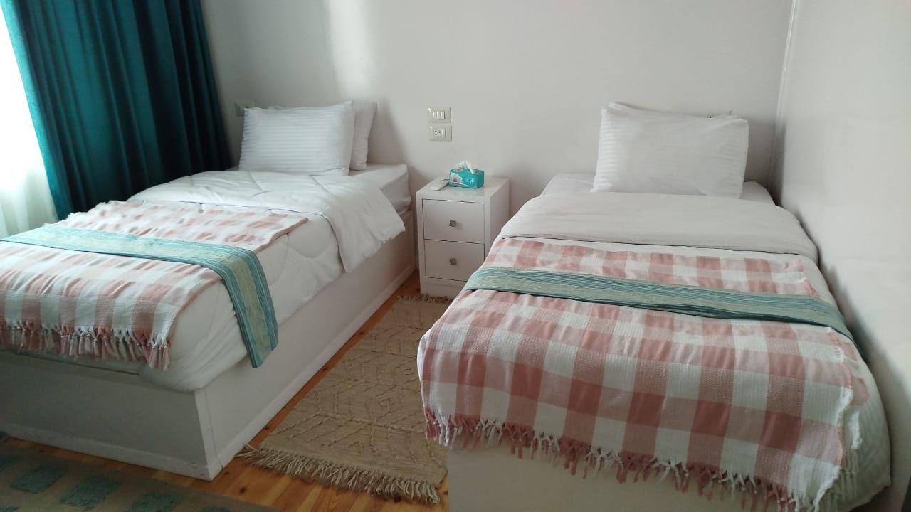 Twin bed room, Turquoise Dahabiya Nile Cruise