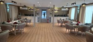 Restaurant of Sultana Dahabiya Nile Cruise