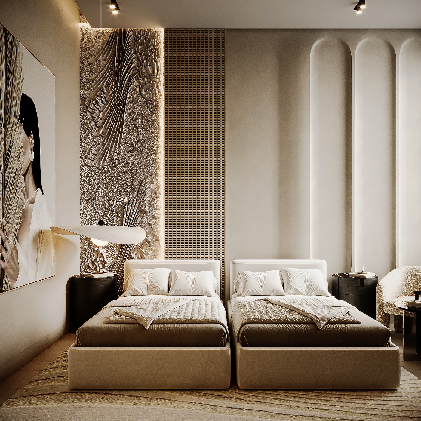 Twin Bed Cabin, Hathor Dahabiya